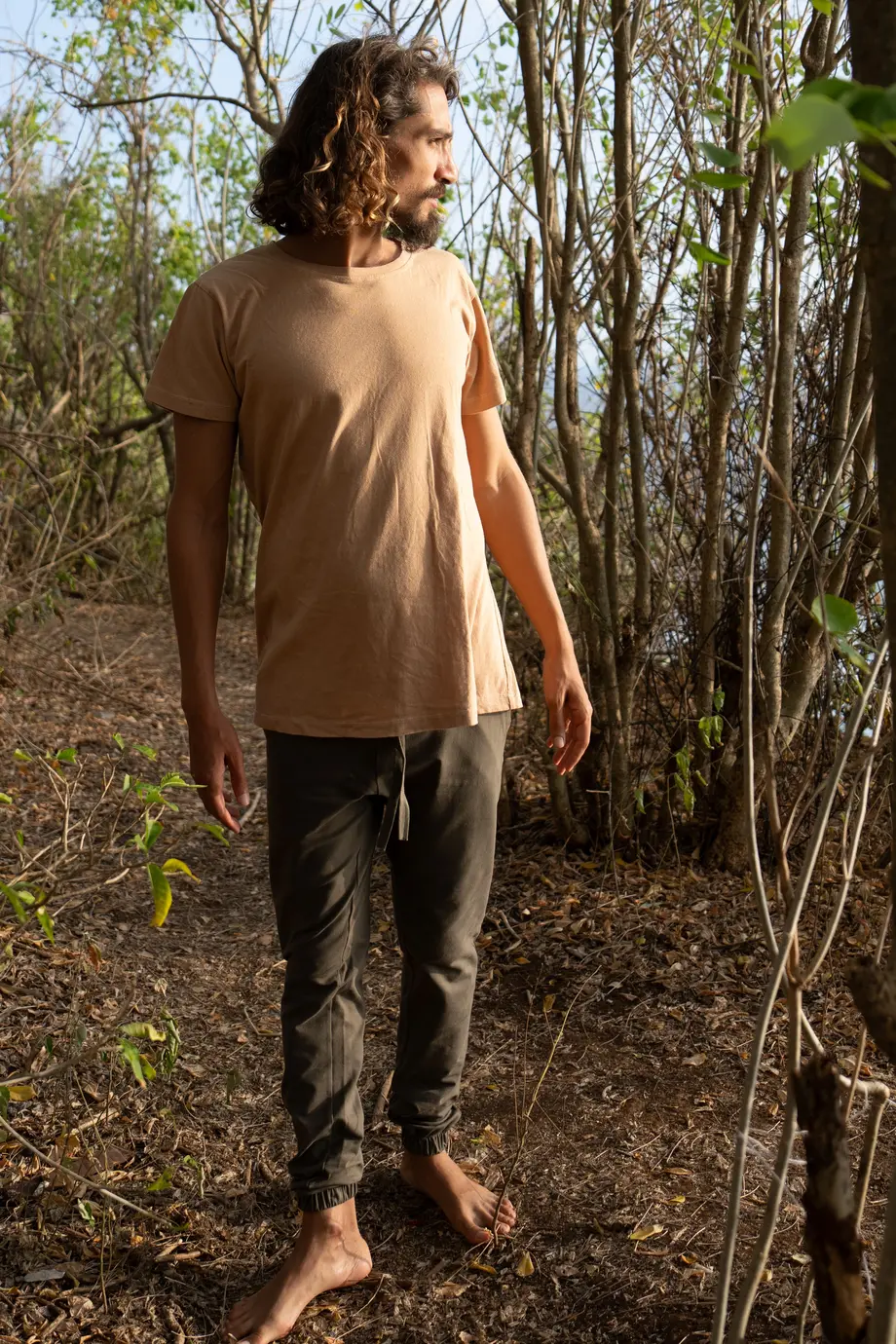 Plain t shirt terracota