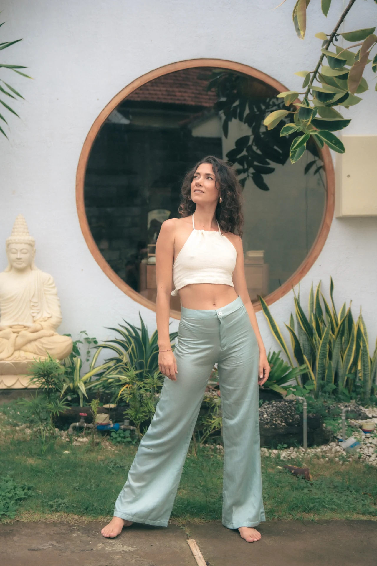 Yemanja silk cotton blue